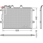 Condensatore, impianto di climatizzazione DENSO DCN17018