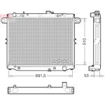 Arrefecedor do motor DENSO DRM51015
