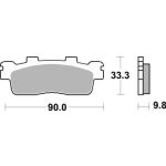 Pastilha de travão BREMBO 07085