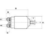 Interrupteur magnétique, démarreur HC-CARGO F 032 333 617