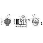 Compresseur de climatisation AVA COOLING OLAK426