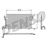 Condensatore, impianto di climatizzazione DENSO DCN21010