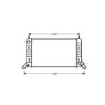 Motorkühler AVA COOLING FD2078