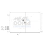 Condenseur (climatisation) MEAT & DORIA 991004