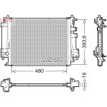 Raffreddatore motore DENSO DRM23117