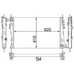 Arrefecedor do motor MAHLE CR 1348 000S