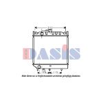 Raffreddatore motore AKS DASIS 320010N