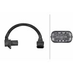 Sensor, posição do commando de válvulas HELLA 6PU 358 381-391
