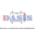 Condensator, airconditioning AKS DASIS 112049N
