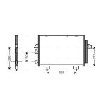 Condenseur (climatisation) AVA COOLING TO5281D