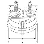 Magnetschalter, Starter HC-CARGO F 032 236 258