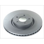 Disco de freno ATE 24.0125-0197.1 frente, ventilado, altamente carbonizado, 1 pieza