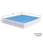 Conjunto de filtros, ar de cabina KNECHT LAO 1151/S