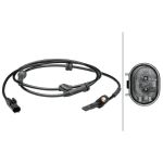 Sensor do ABS traseiro, direito HELLA 6PU 012 679-291