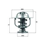 Thermostat MAHLE TX 177 82D