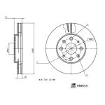Bremsscheibe FEBI BILSTEIN 198933, 1 Stück