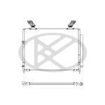 Condensatore, impianto di climatizzazione KOYORAD CD080729