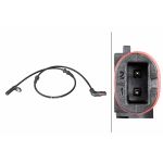 Sensor do ABS traseiro, direito HELLA 6PU 358 216-731