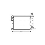 Raffreddatore motore AVA COOLING PEA2092