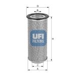 Filtro de ar UFI 27.971.00