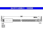 Tubo flessibile del freno ATE 24.5111-0306.3