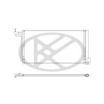 Condensador, sistema de ar condicionado KOYORAD CD320699