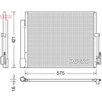 Condensatore, impianto di climatizzazione DENSO DCN20036
