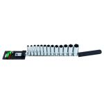 Jeu de douilles TORX TOPTUL 3/8 zoll 8 pièce E8, E10, E11, E12, E14, E16, E18, E20