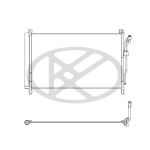 Condensatore, impianto di climatizzazione KOYORAD CD020940
