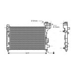 Motorkühler AVA COOLING MSA2248