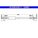Tubo flessibile del freno ATE 24.5305-0351.3