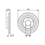 Disque de frein BOSCH 0 986 479 A42