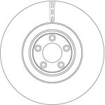 Disque de frein TRW DF6651S