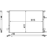 Condenseur (climatisation) MAHLE AC 589 000P
