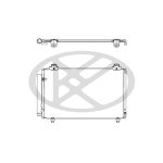 Condensatore, impianto di climatizzazione KOYORAD CD010402M