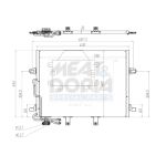 Condenseur (climatisation) MEAT & DORIA 991261