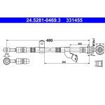 Flexible de frein ATE 24.5281-0469.3