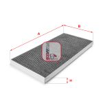 Filtro, filtro abitacolo SOFIMA S 4128 CA