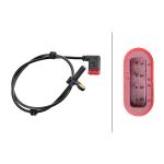 Sensor do ABS traseiro, direito HELLA 6PU 230 048-211