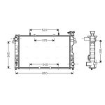 Motorkühler AVA COOLING CR2077
