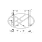 Condensatore, impianto di climatizzazione KOYORAD CD460585
