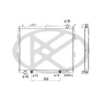 Raffreddatore motore KOYORAD PL060576