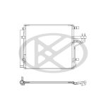 Condensatore, impianto di climatizzazione KOYORAD CD821327