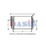 Condensator, airconditioning AKS DASIS 562002N