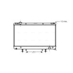 Arrefecedor do motor AVA COOLING TO2314