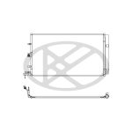 Condensatore, impianto di climatizzazione KOYORAD CD321458