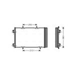 Condenseur (climatisation) AVA COOLING PEA5291D