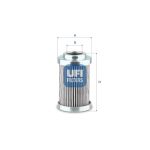 Filtro, sistema hidráulico de trabalho UFI 85.226.00
