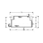 Condenseur (climatisation) AVA COOLING VN5141
