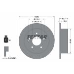 Remschijf TEXTAR 92322203